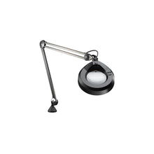 luxo kfm magnifying lamp with clamp mount black