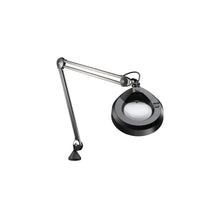 luxo kfm magnifying lamp with-clamp mount black
